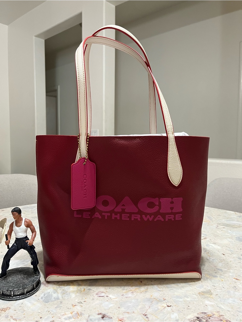 Coach Kia Tote In Colorblock NWT
